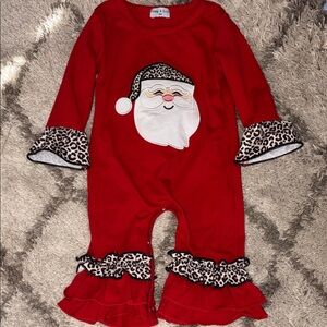 Red Santa Kids One Piece